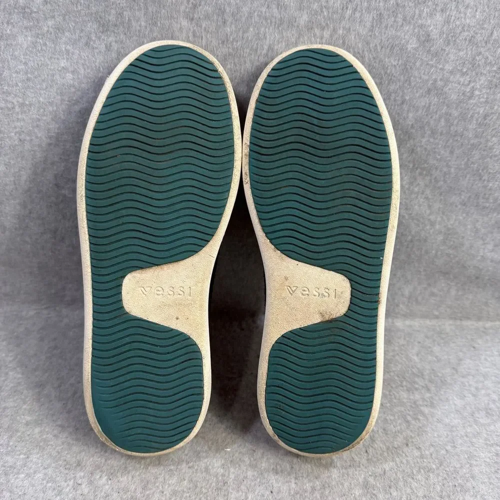 Vessi Shoes Mens Size 8 Sunday Slip On Black & White Loafers Comfort‎ Slippers